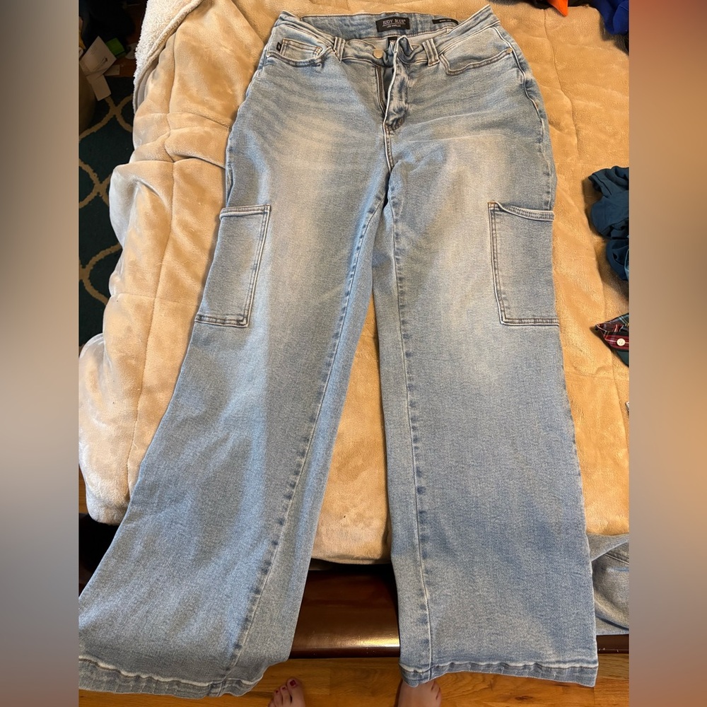Judy Blue wide leg jeans